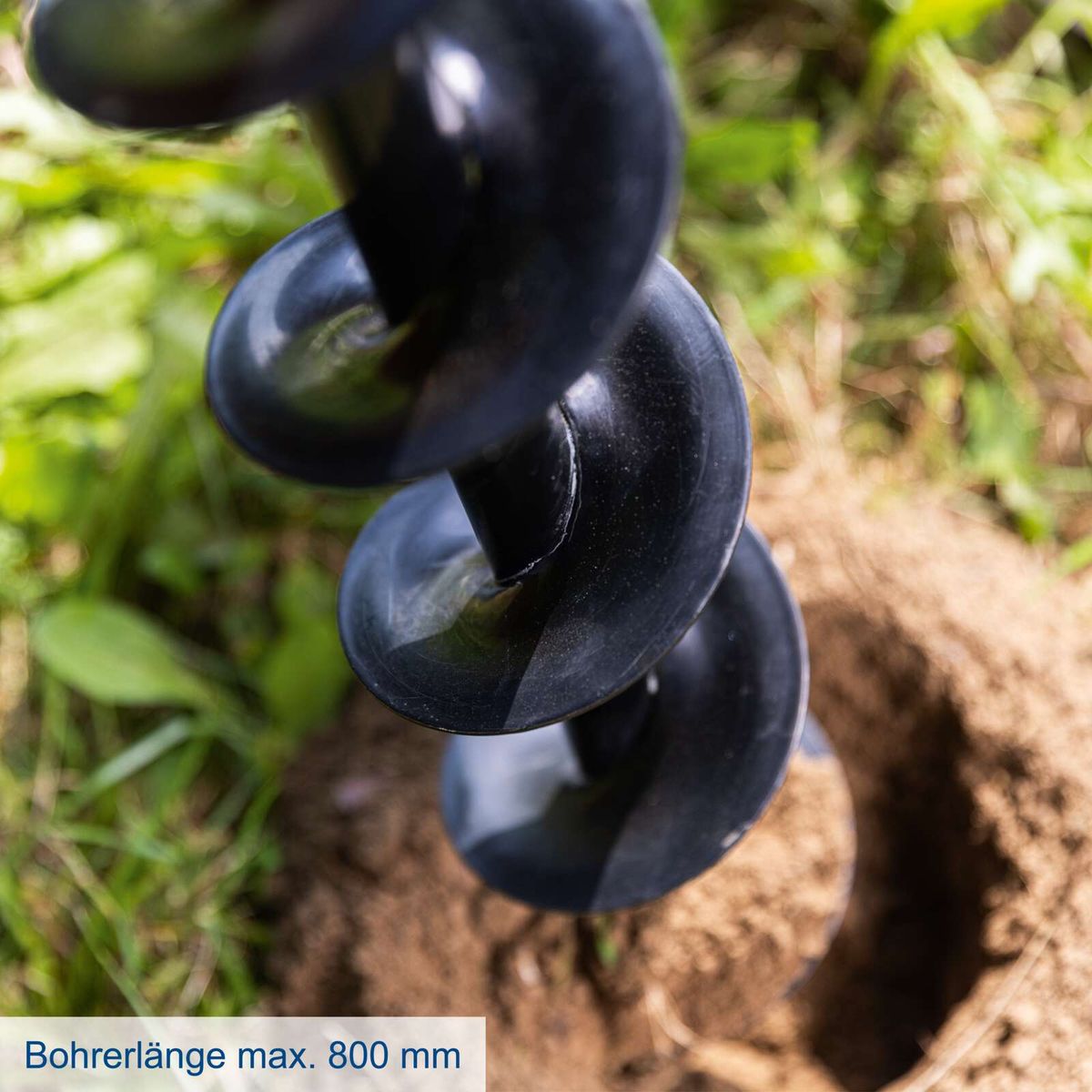 Bohrer mit max. Bohränge von 800 mm für Scheppach-Erdbohrer