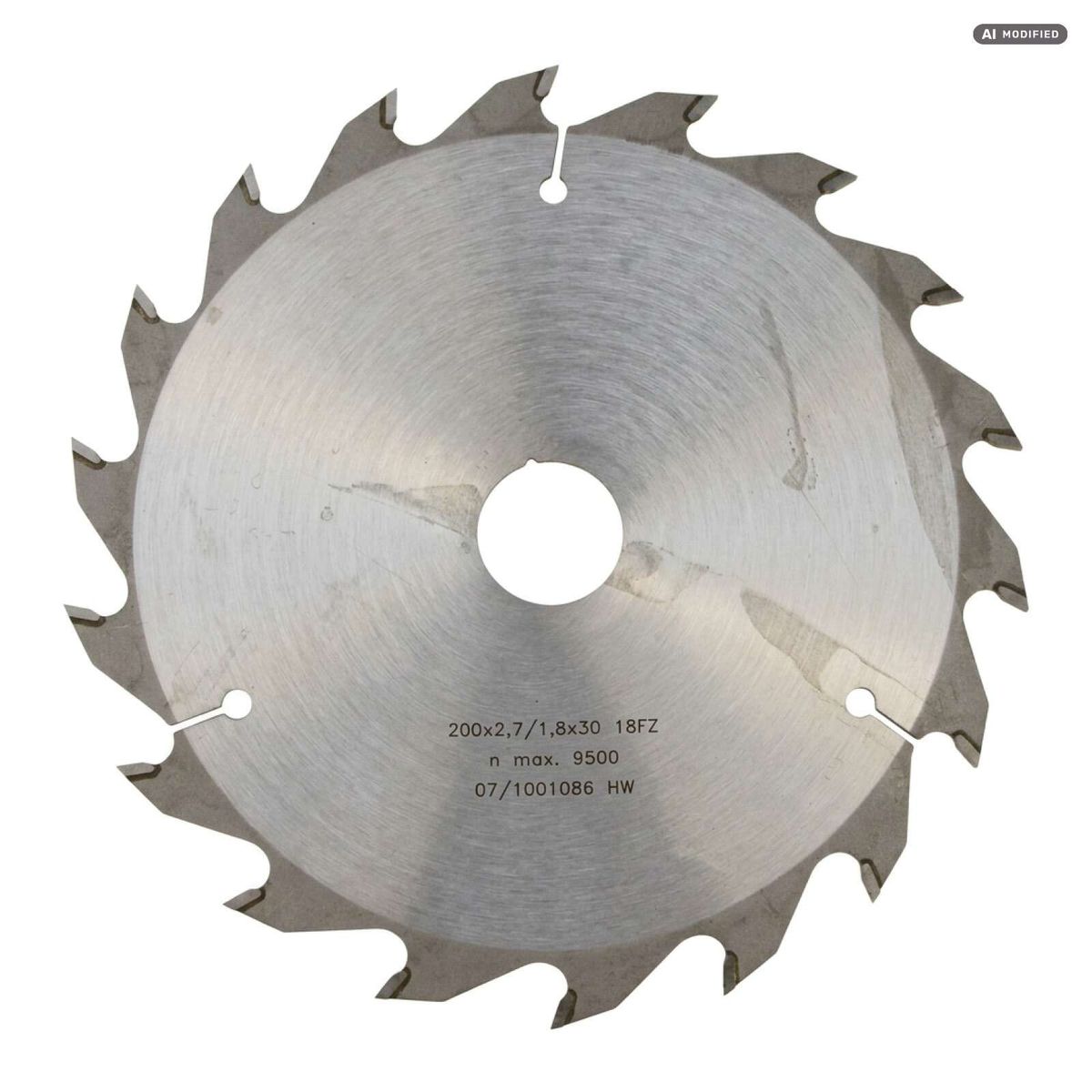 Scheppach-Sägeblatt mit 200 mm Durchmesser, 2,7 mm Stärke, 18 Zähne, max. 9.500 U/min