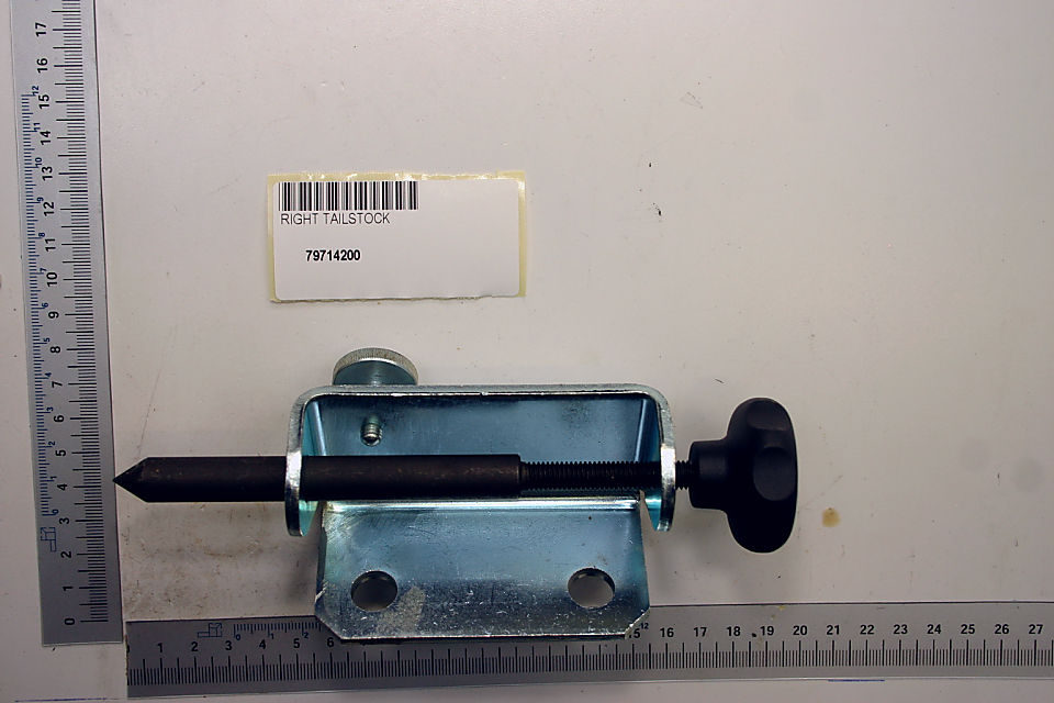 REITSTOCK RECHTS KPL. mit schwarzem Griff und Metallgehäuse, von vorne fotografiert.