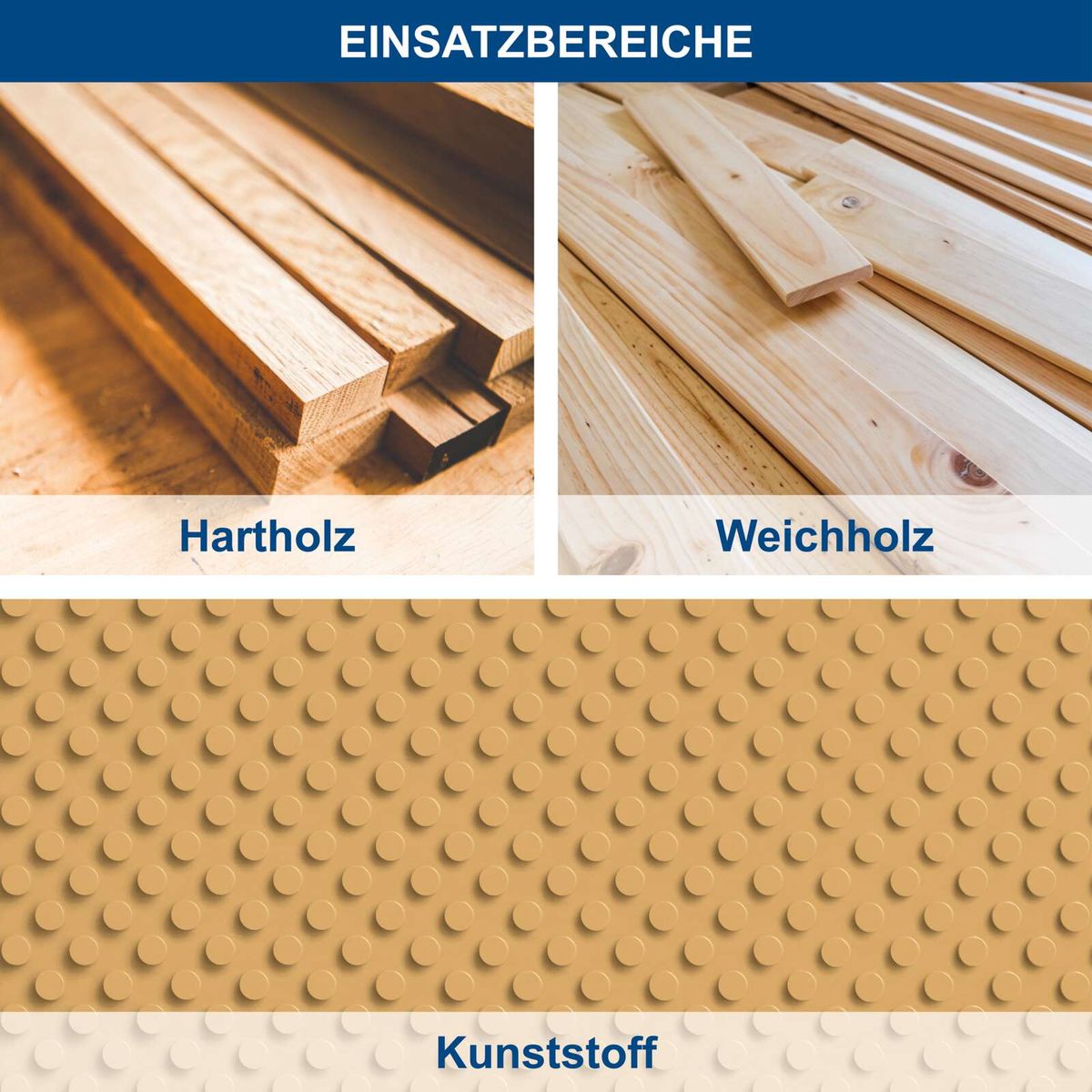 Holzarten Hartholz und Weichholz als Einsatzbereiche für Holzwerkzeuge