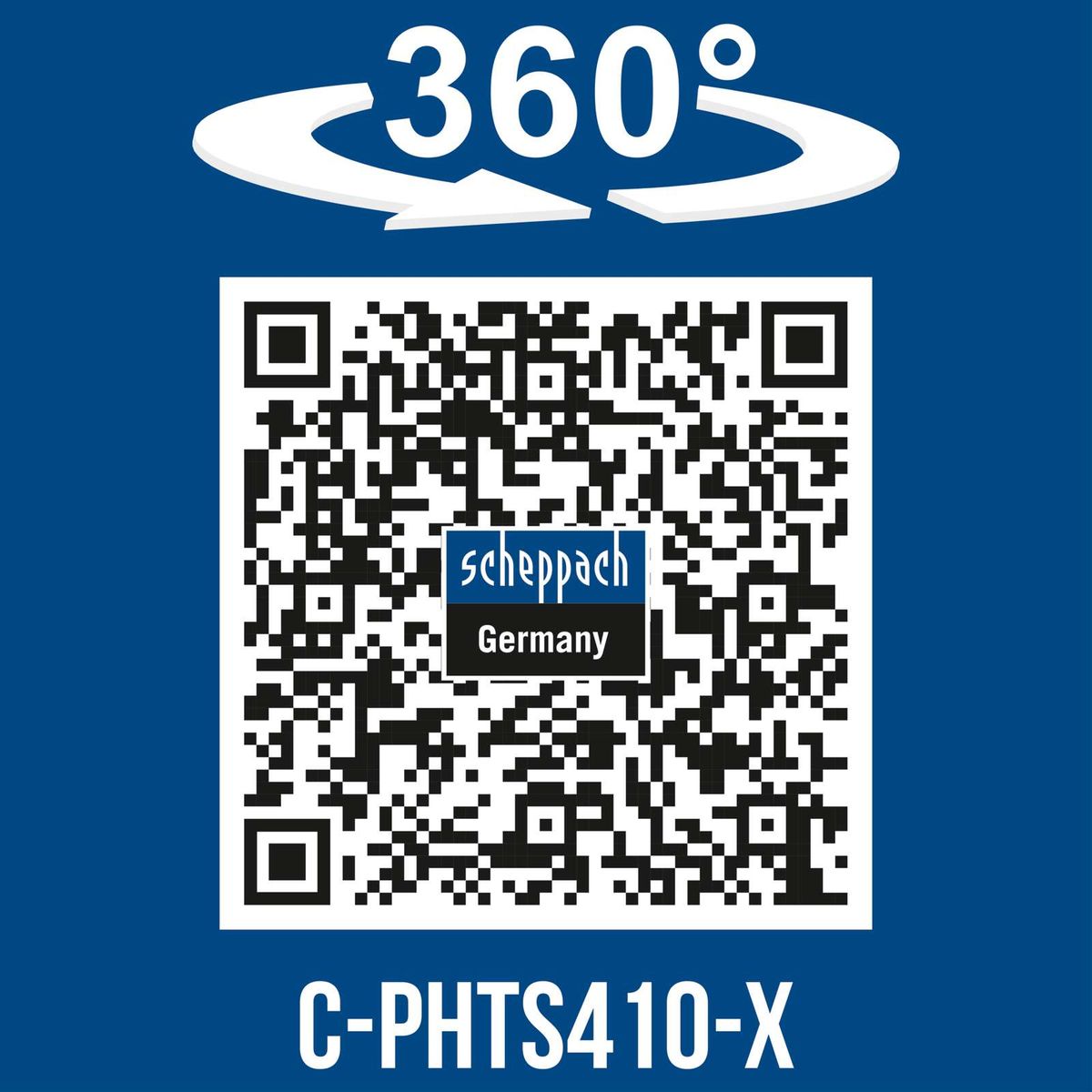 360°-Drehfunktion für präzise Einstellungen des Scheppach-Tools