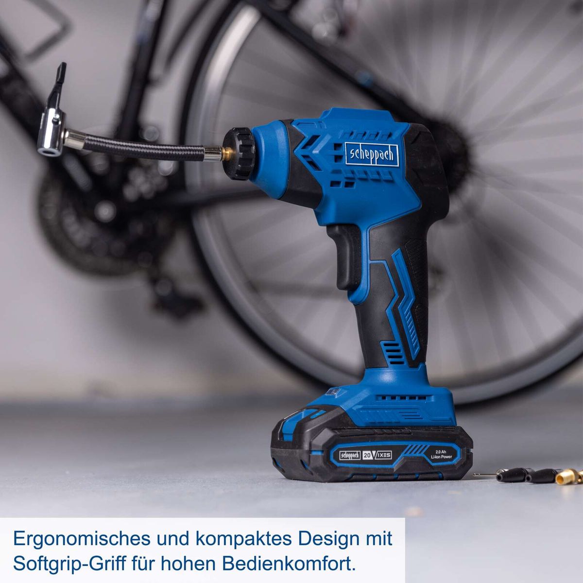 Ergonomisches und kompakt designedes Werkzeug mit weichem Griff für besseres Bedienkomfort