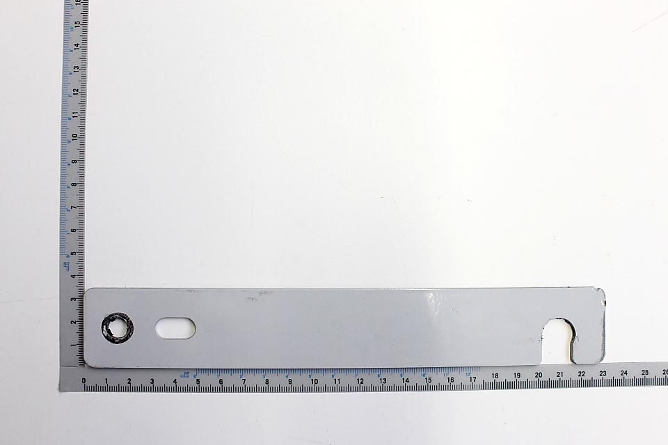 Transportsicherung von Scheppach, gezeigt von der Seite.