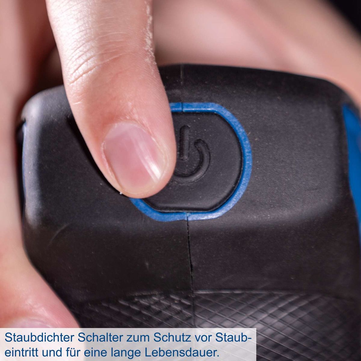 Staubdichter Schalter zum Schutz vor Staubeintritt und für eine lange Lebensdauer.