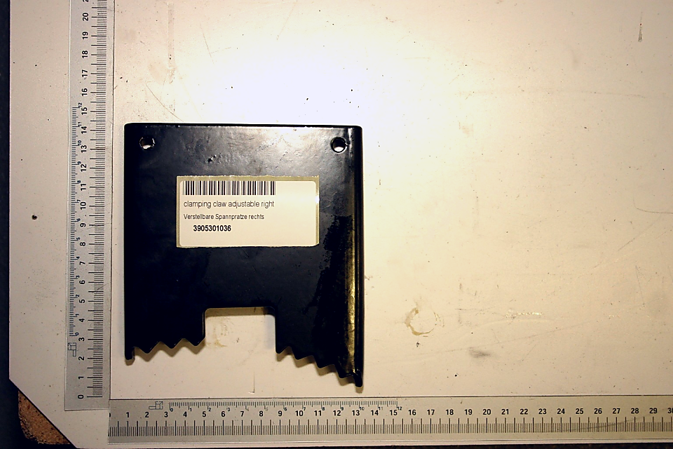 Verstellbare Spannbacke mit Nummernschild (3905301036) für Scheppach