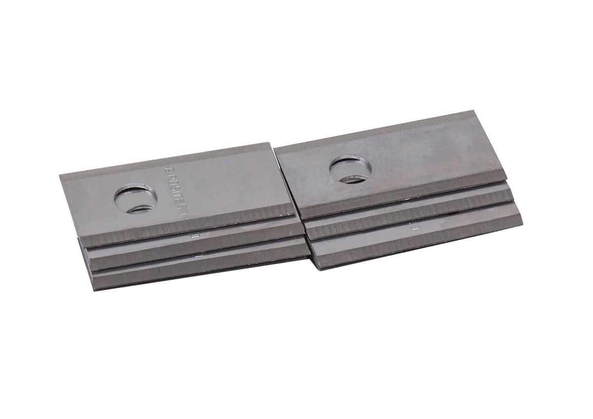 Scheppach-Mähmesser für Rasenmähroboter (Teil eines Satzes) – Detailansicht mit Loch