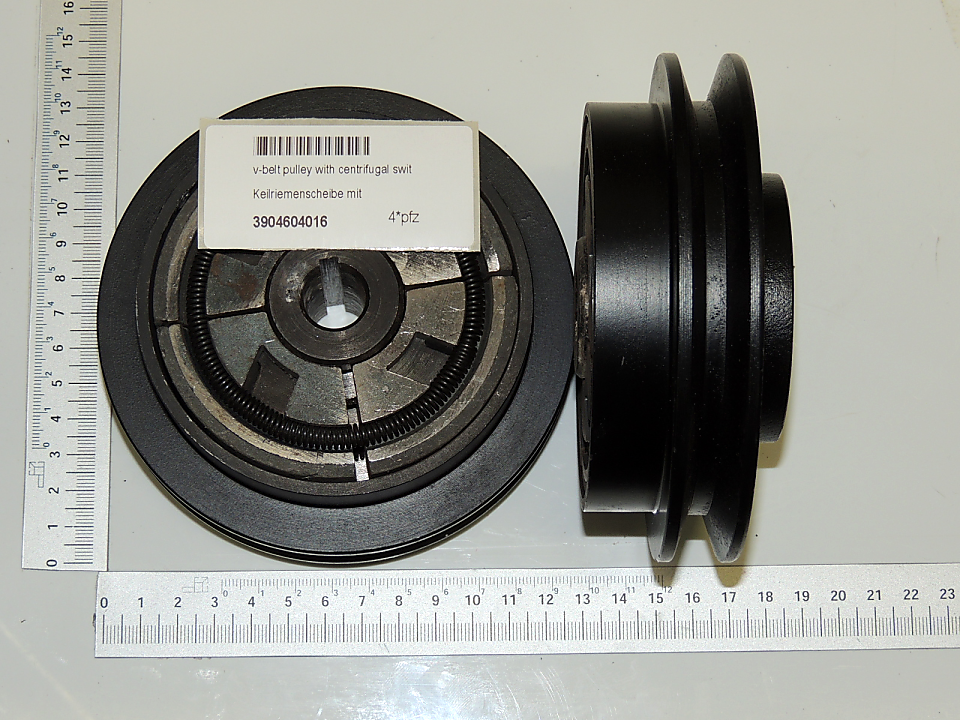 V-Beltschwingblech mit Zentrifugalauslöser (Scheppach-Teile), Teil 21