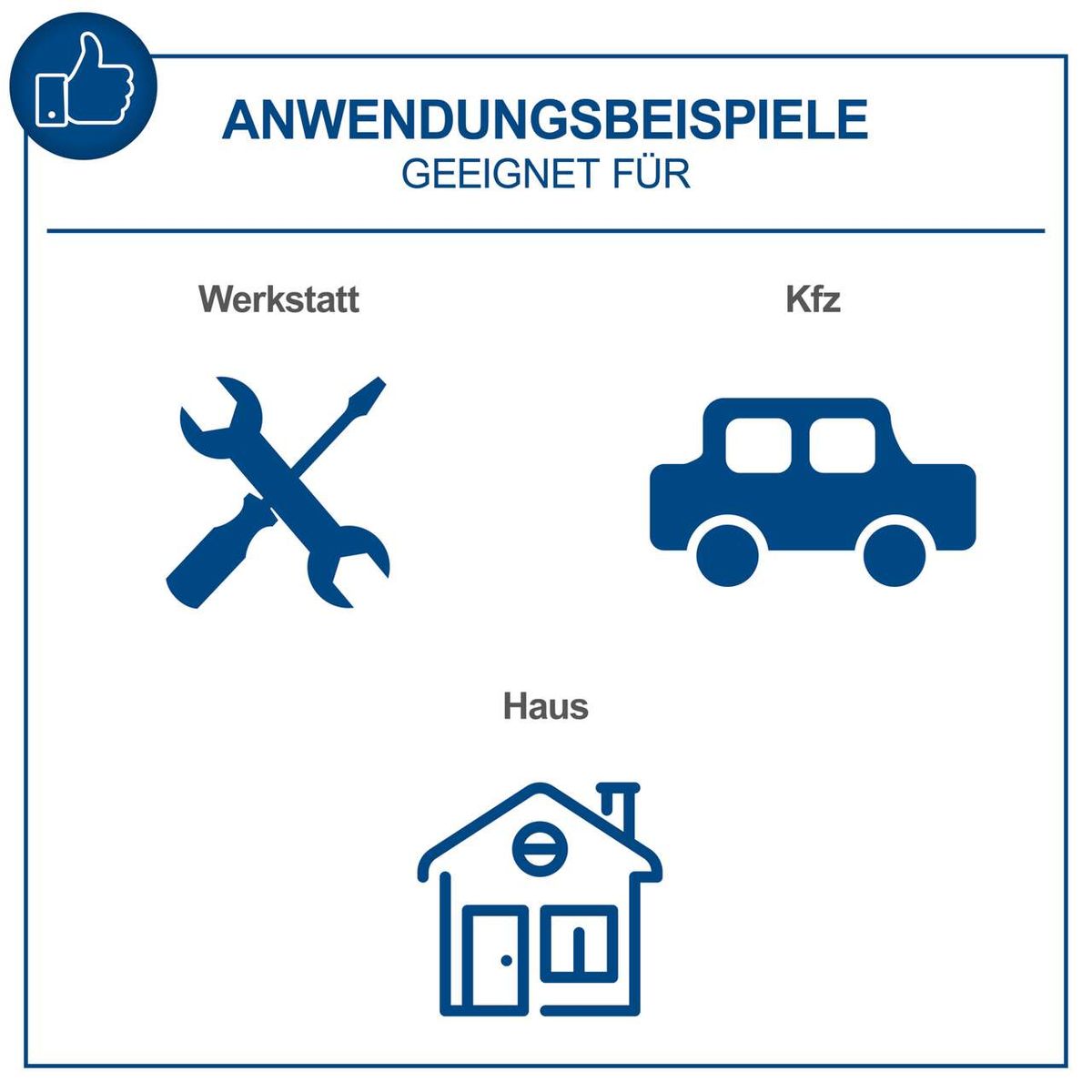 Wichtige Merkmale der Akku-Arbeitsleuchte C-WL20-X: 270° drehbar, 180° schwenkbar, bis zu 300 Lumen Lichtstrom, ohne Akku & Ladegerät.