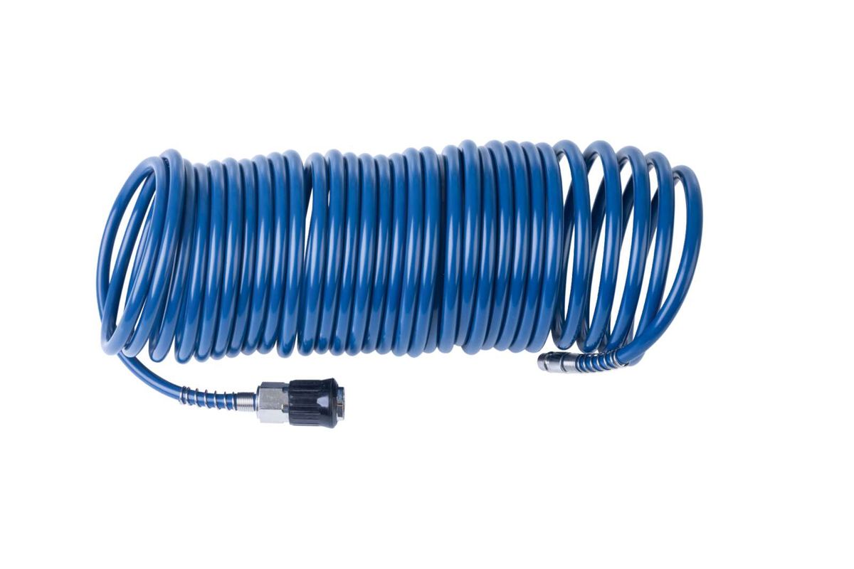 Scheppach Druckluftschlauch mit Schnellkupplung, 10 Meter Länge