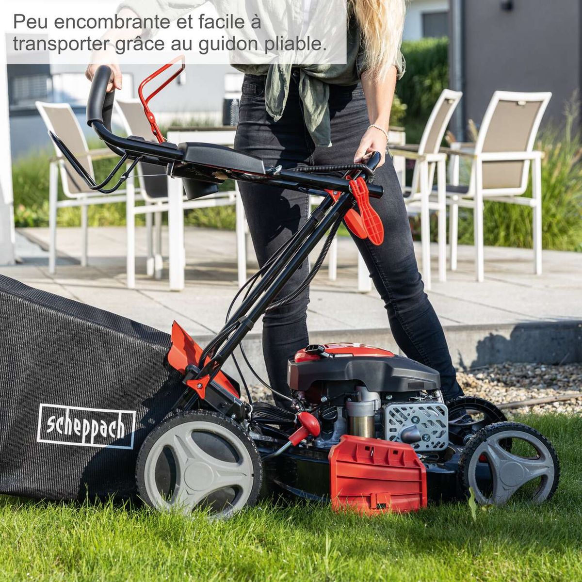 Gras, Rasen, E-Scooter, Gerät, Rasenmäher