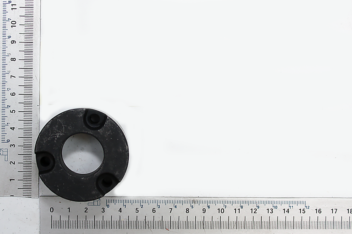 Scheppach Lagergehäuse mit integrierten Bohrungen und Maßband für präzise Vermessung