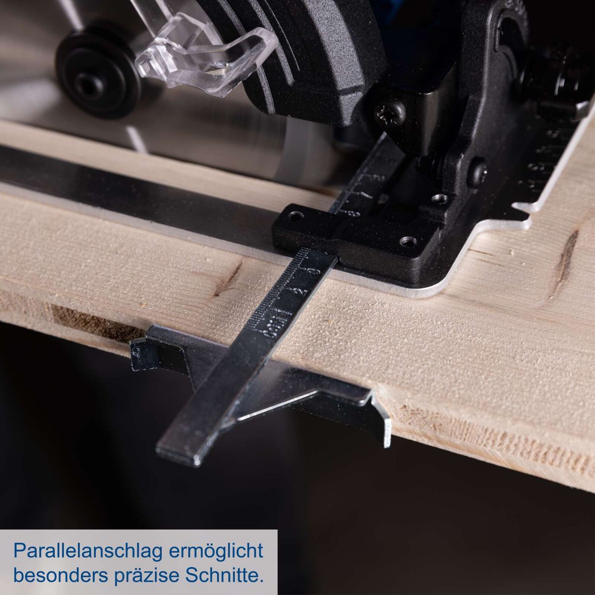 Scheppach-Feature: Parallelschlag ermöglicht präzise Schnitte beim Holzverarbeitungswerkzeug