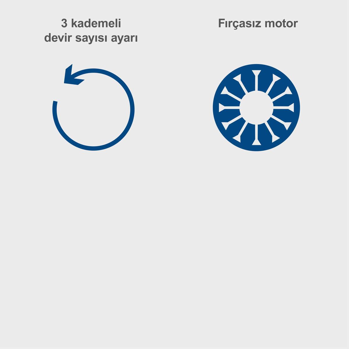 3-stufige Drehzahlregelung für Akku-Freischneider mit Motorantrieb