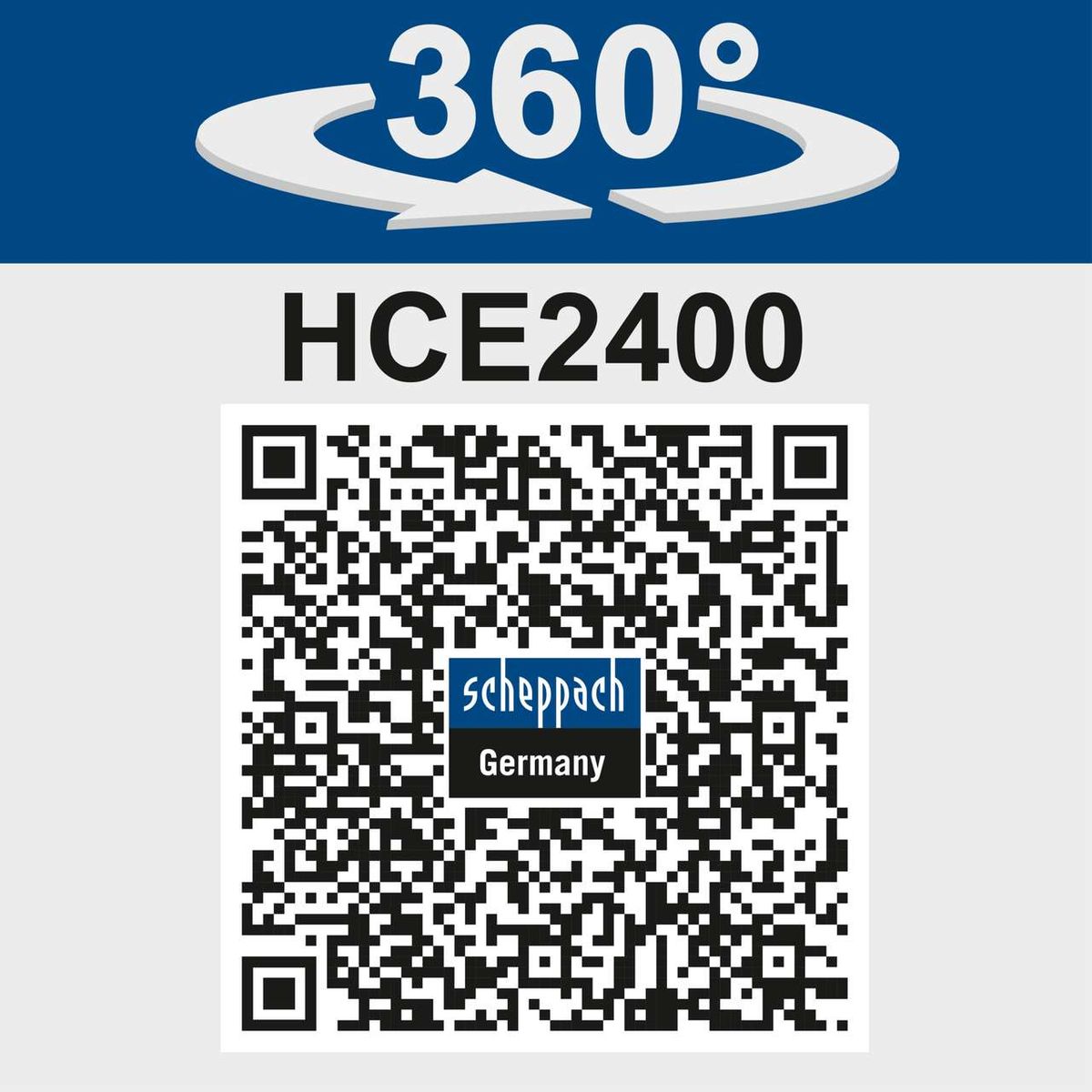 Der Scheppach Hochdruckreiniger HCE2400 bietet eine 360-Grad-Reichweite und verfügt über einen 5m Schlauch, 180bar Druck und eine Fördermenge von 408 l/h bei 2400W Leistung.