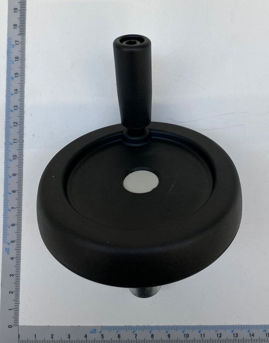 Scheppach-Handrad für Hobelmaschine, Rundscheibe mit Griff