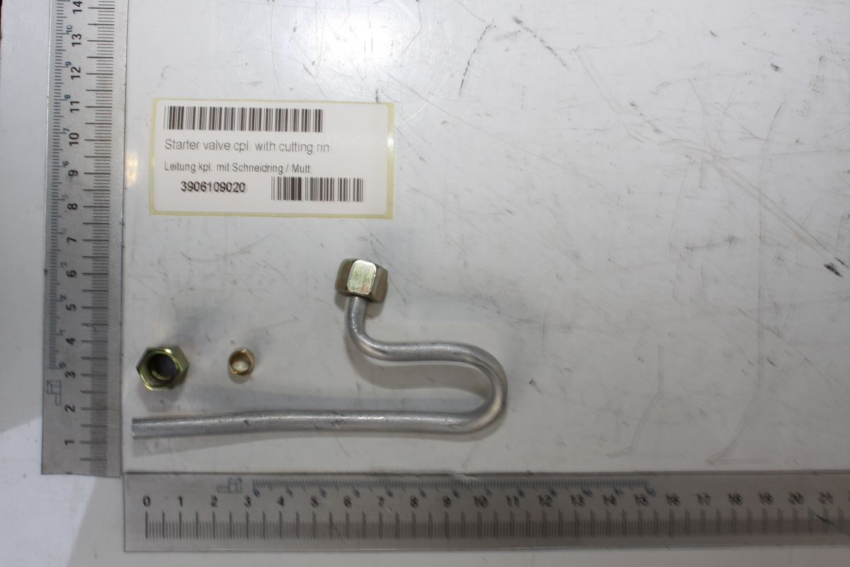 Starter-Ventilkomplett mit Schneidring und Mutter (Artikelnummer: 3906109020)