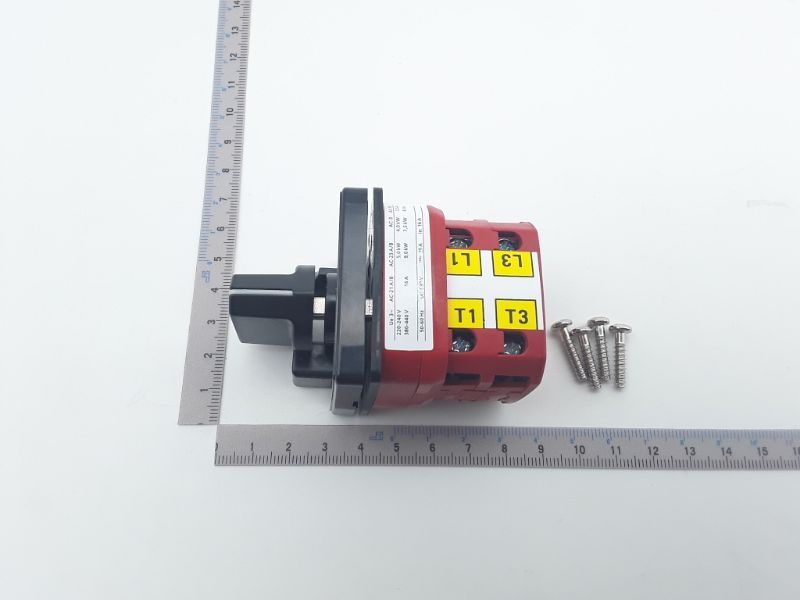 Scheppach-Terminalschalter mit Thermokontakten (T1, T2, T3, T8) für Hauptschalter