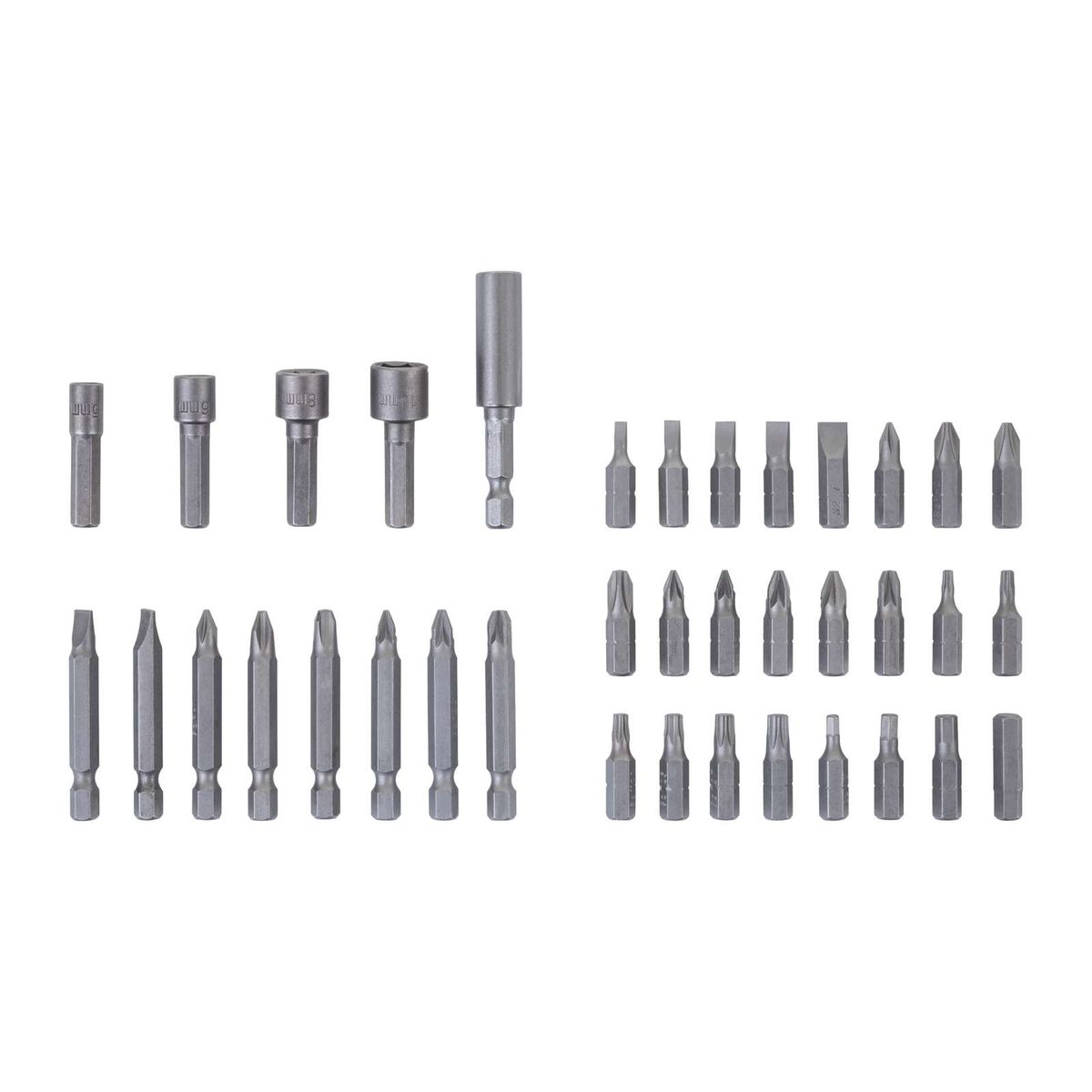 Set von Scheppach-Spitzhaken und -Dreheinlagen für Bohrmaschine
