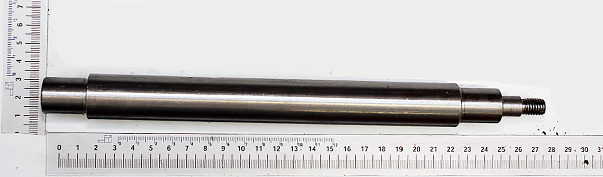 Scheppach-Vorschubwalze mit Messskala, glatt, Ø25, Länge 277 mm