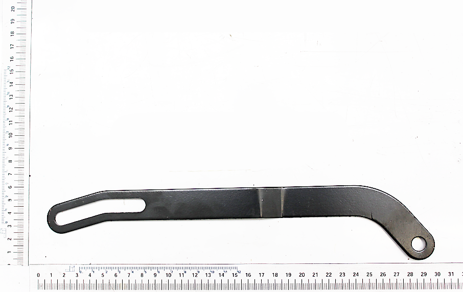 Scheppach-Schwenkblech (3901205131) – Metallisches Auslegerteil mit Loch für Befestigung