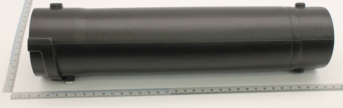 Mittleres Rohr, Teil 54, von oben fotografiert, Länge ca. 36 cm.