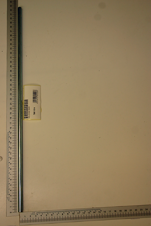 Scheppach-Sicherungsstab (Änderungsindex A RD 8X425) mit Beschriftung und Barcode