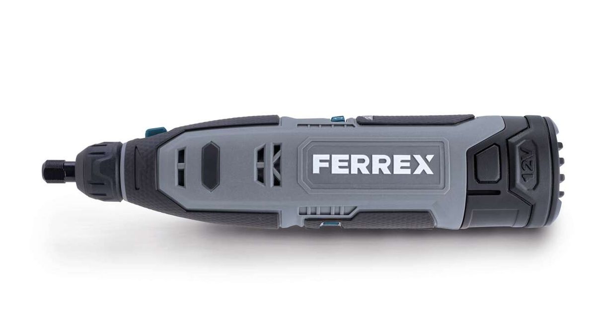 Akku-Multifunktionswerkzeug F-CRT12S Ferrex USA, von vorne gezeigt.