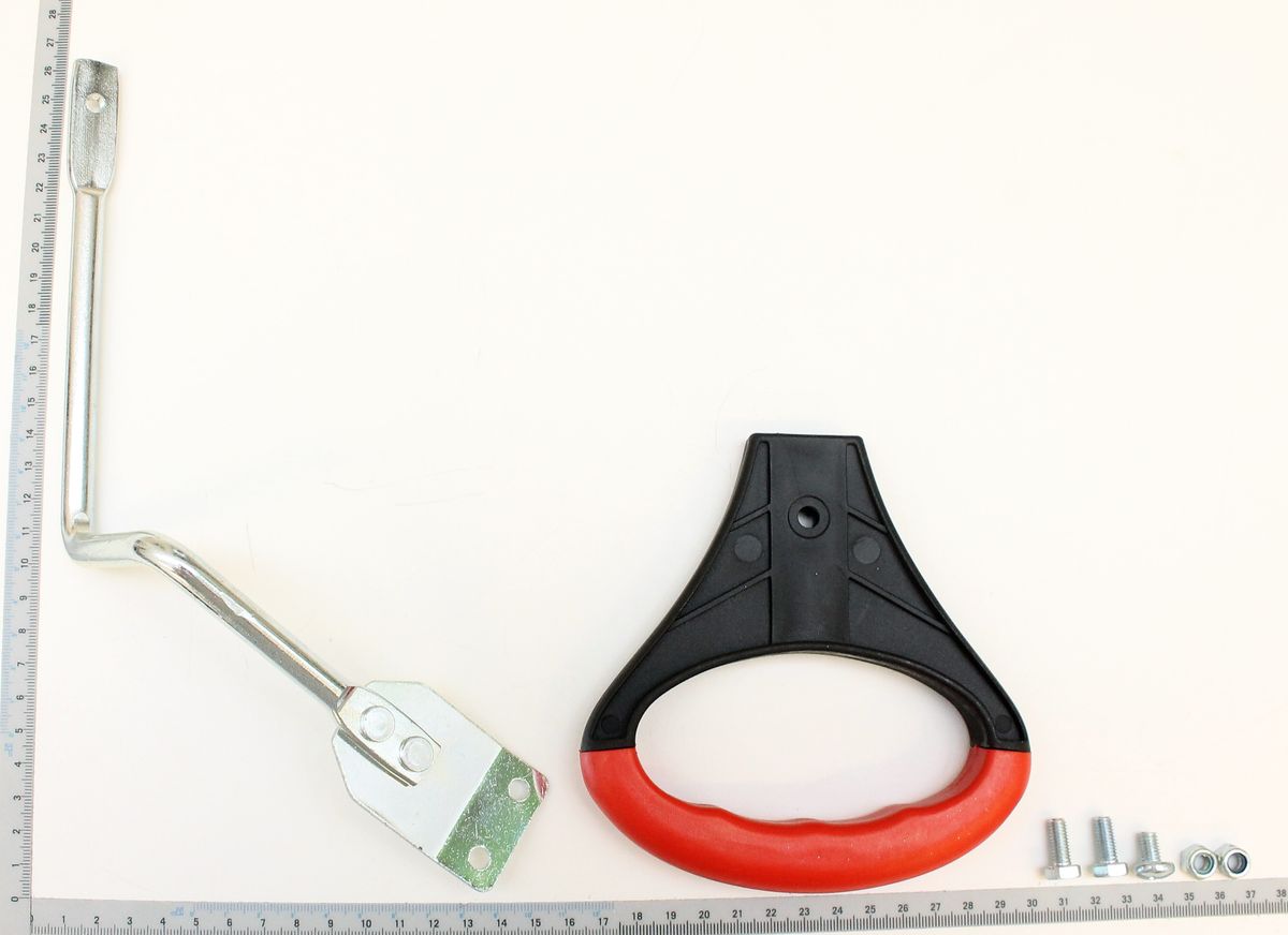 Handgriff mit Schraubverbindung für Höhenverstellung, inkl. Adapter und Muttern