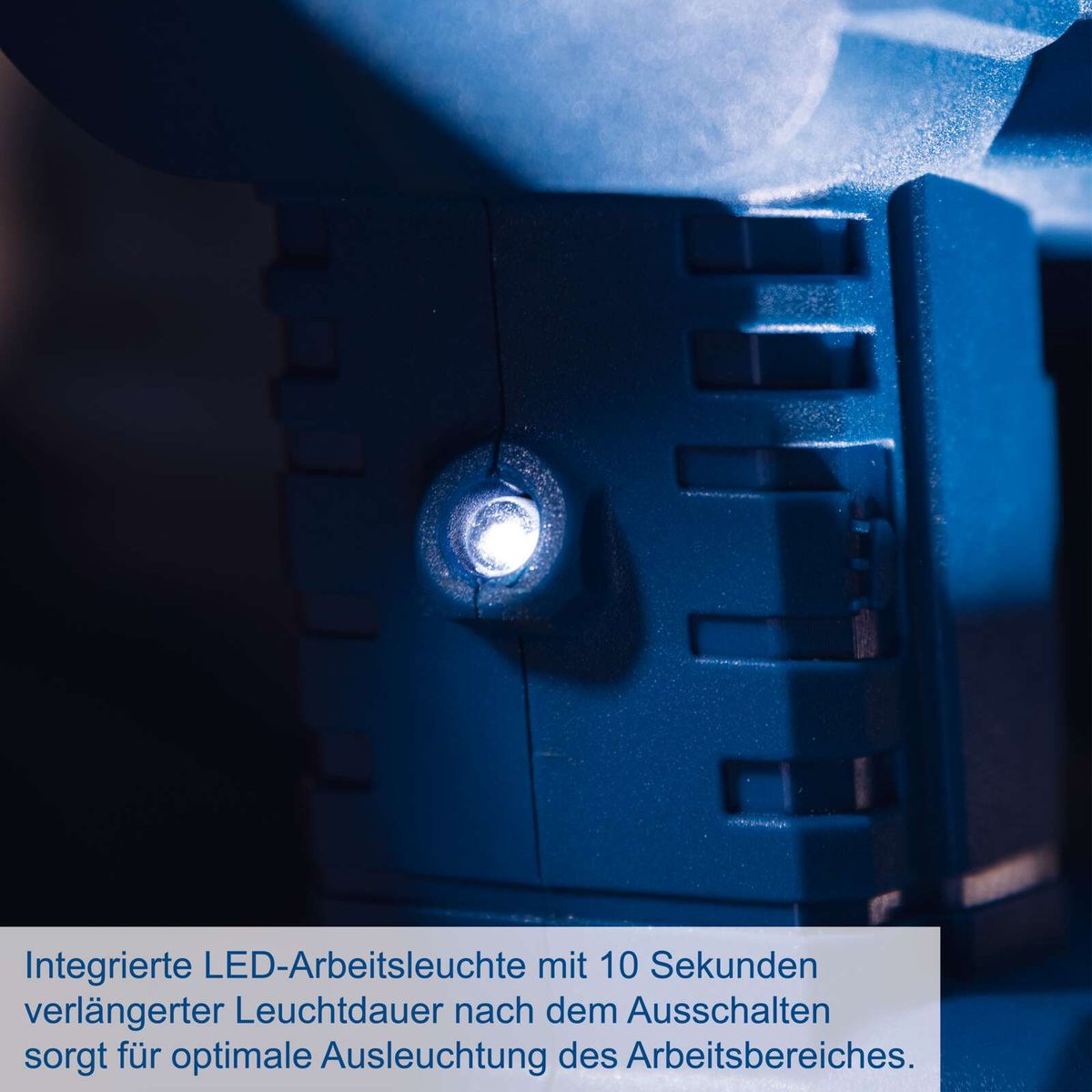 LED-Arbeitsleuchte mit 10 Sekunden verlängertem Leuchtdauer nach Ausschalten für bessere Arbeitsbeleuchtung