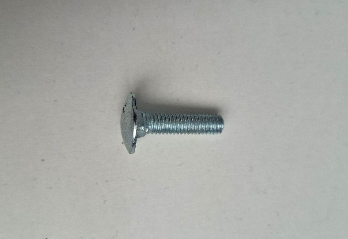 Flachrundschraube mit Gewinde, M6x25, ohne Skalierung