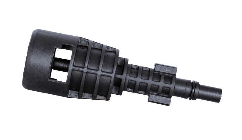 Kärcher adapter for pressure washer, side view.