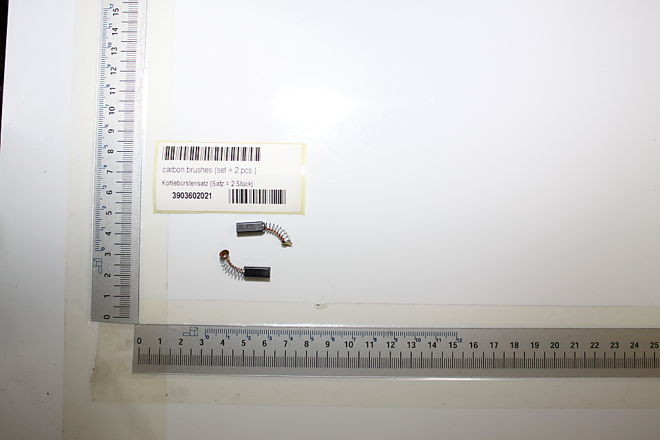 Kohlebürsten-Set (2 Stück) mit Schrauben für Scheppach-Produkt (3903602021)