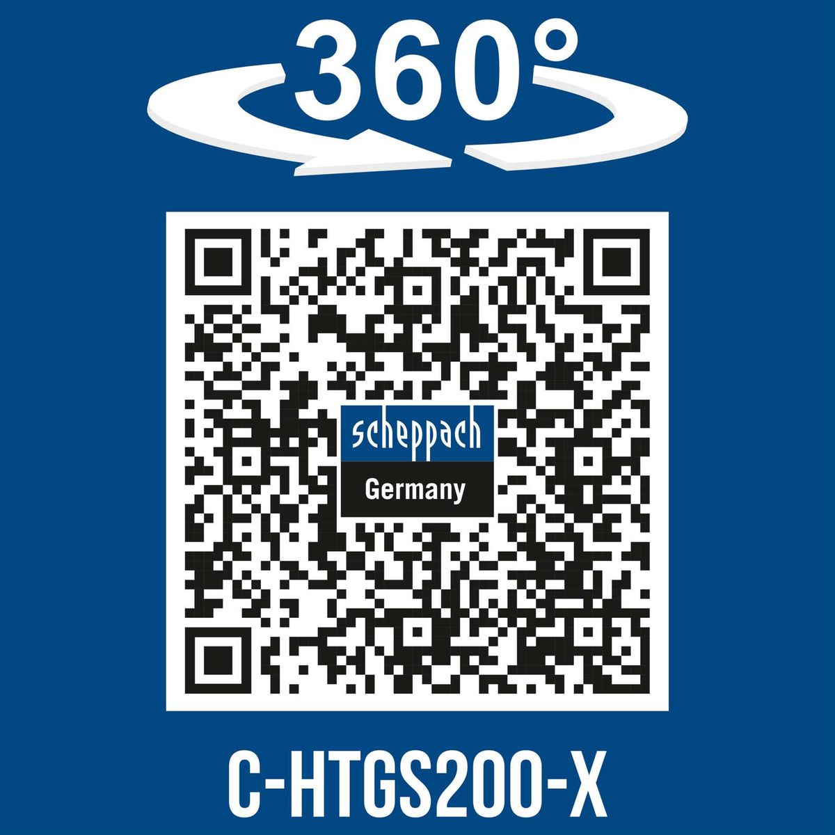 360°-Drehfunktion für präzises Arbeiten; Scheppach-Gras- und Strauchschere mit Akku und Ladegerät