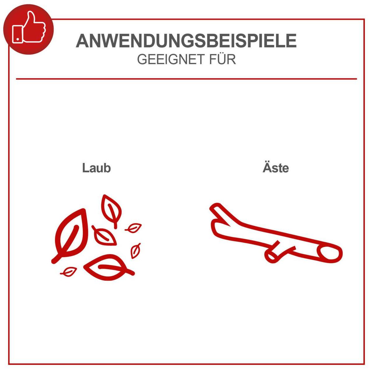 Der Benzin-Messerhäcksler PGS75 von Scheppach eignet sich für Laub und Äste.