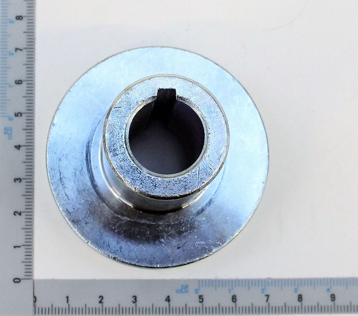 Scheppach-Riemenscheibe mit integriertem Antriebselement, Ø19/65 mm, Passfederaufnahme