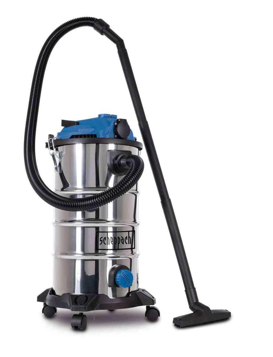 Nass- / Trockensauger NTS35 PREMIUM von Scheppach, seitliche Ansicht.