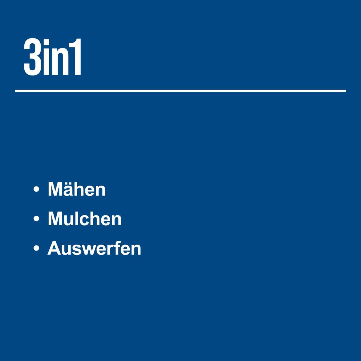 Wichtige Merkmale für Mähen, Mulchen und Auswerfen eines Geräts