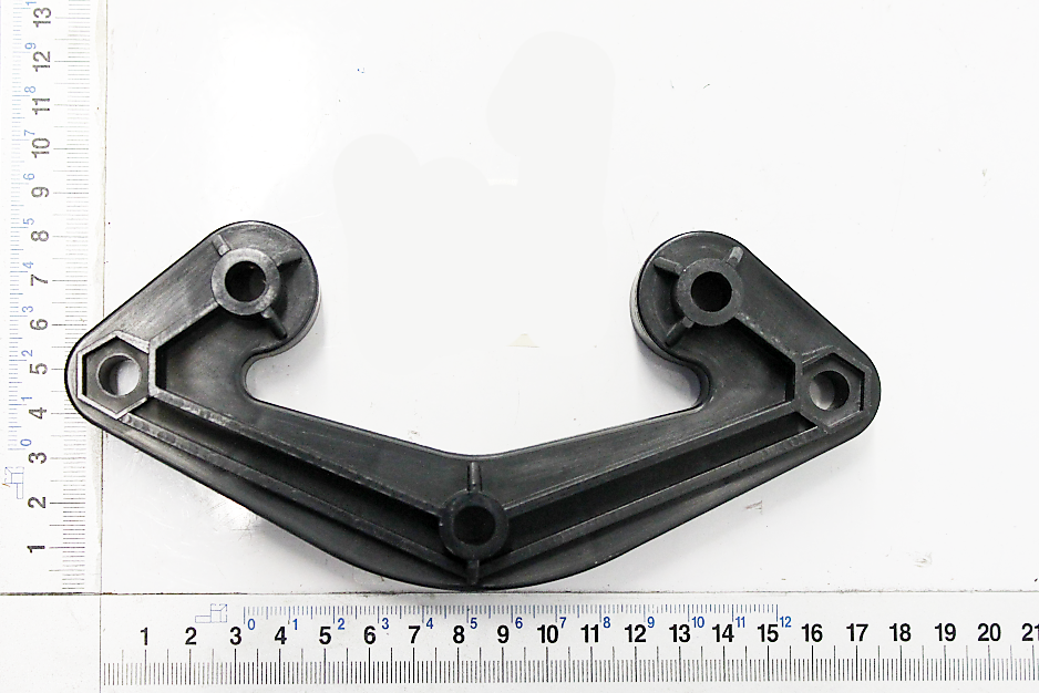 Motorhalterung von Scheppach, gezeigt von der Seite auf weißem Hintergrund.