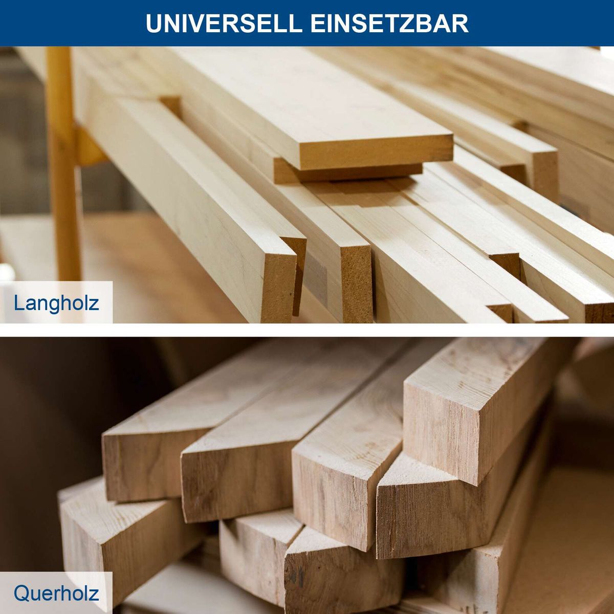 Universal einsetzbare Holzstücke für Drechselmaschine DM600VARIO, inklusive Querholzelemente