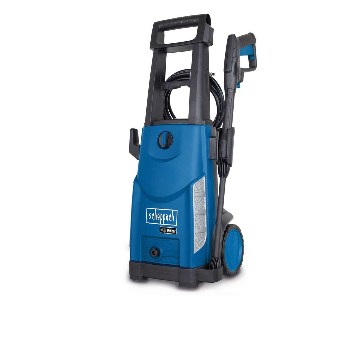 Scheppach Hochdruckreiniger mit Handgriff und Schlauchaufhängung
