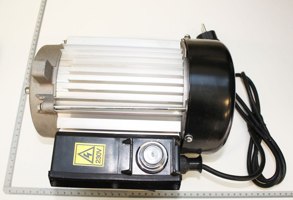Elektrisches Scheppach-Ausrüstungsteil mit Motor und Steckverbindung für 230V