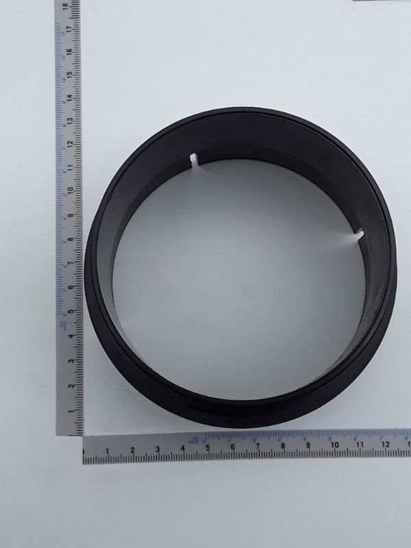 Adapter für Werkzeugmaschinen, von der Seite betrachtet.