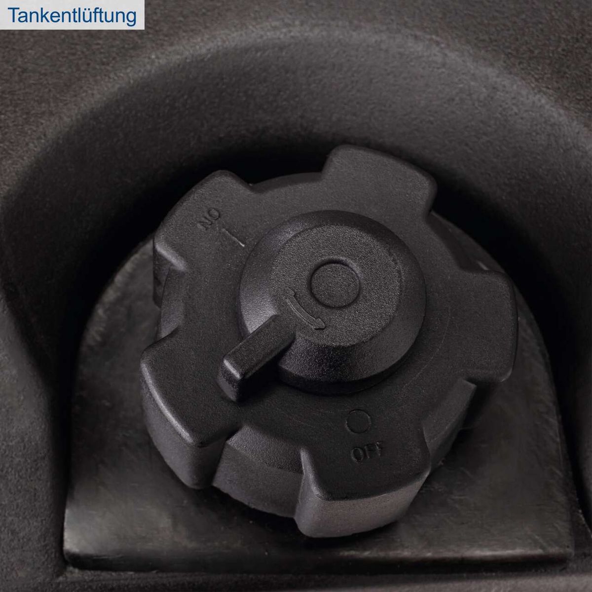 Tankentlüftung des Inverter SG1600i Benzin Stromerzeugers von Scheppach. Die Tankentlüftung ermöglicht eine optimale Belüftung des Tanks, um einen reibungslosen Betrieb zu gewährleisten.