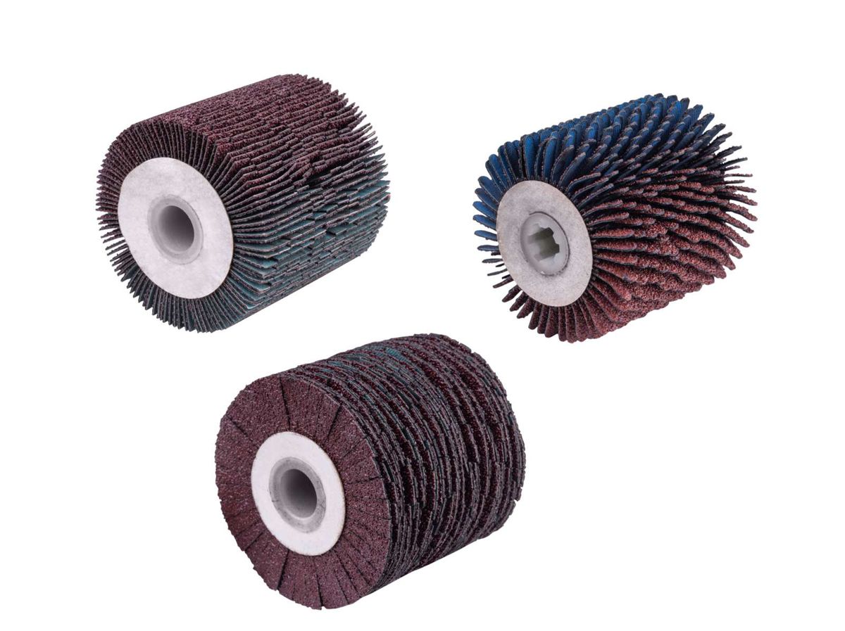 Scheppach Rundbürste aus Holz-Bürsten-Set (3er-Set)