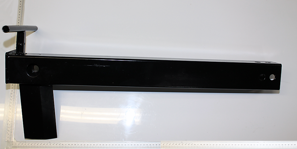 Spalterrohr von Scheppach, von der Seite betrachtet.