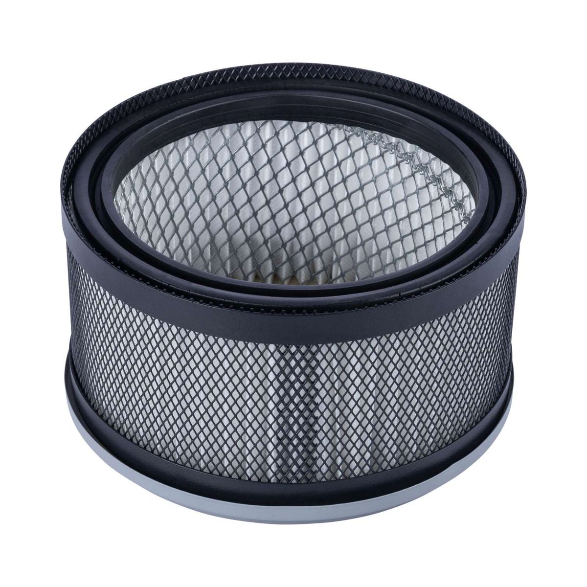 Filterelement für Luft- oder Ölfilter mit Metallgitter und Filterpapier