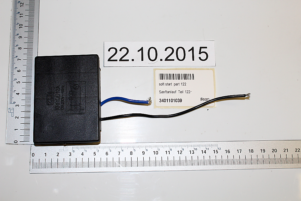 Scheppach-Softstart-Modul mit Kabelanschluss (Teil 122, Seriennummer 3401101039)