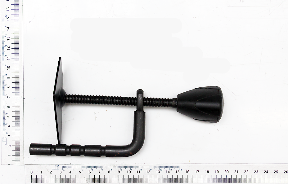 Scheppach-Werkstückspanner mit U-förmiger Halterung und Handgriff