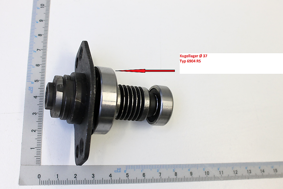 Kugellager mit Typenbezeichnung Typ 6904 RS, Durchmesser 37 mm