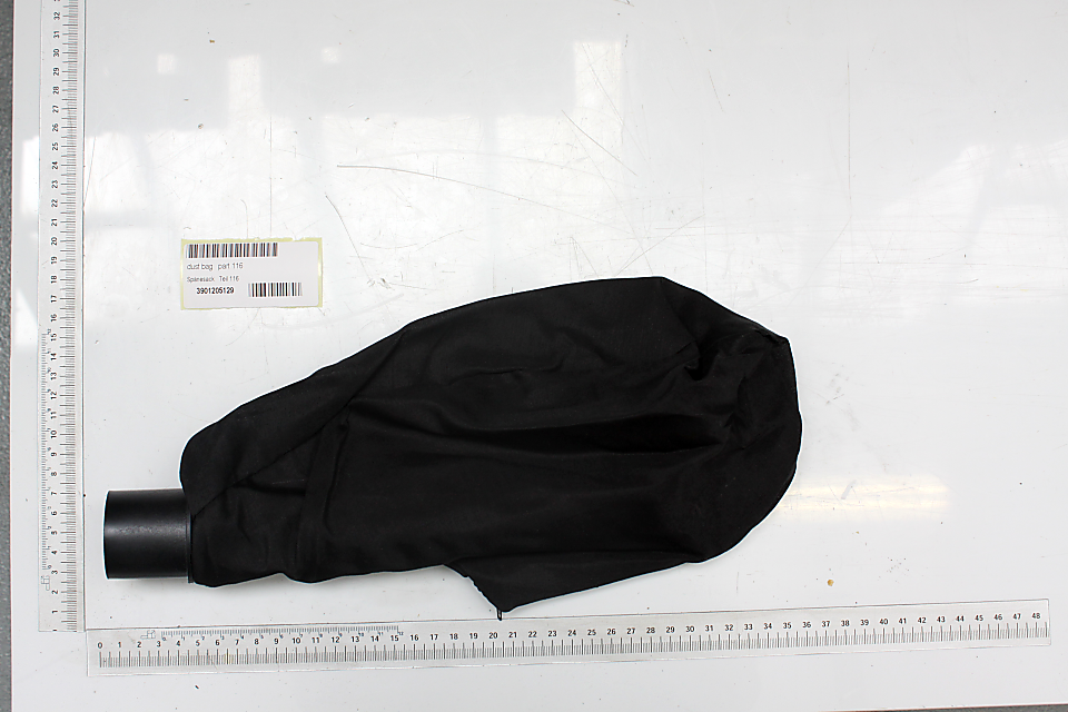 Scheppach-Spänesack-Anschlussstück mit integriertem Schlauch, Maß 38 mm